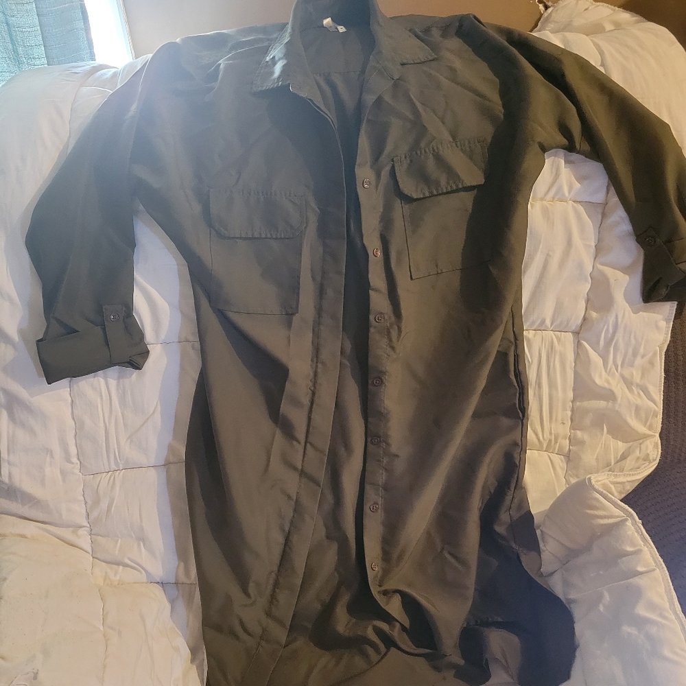 Button up dress
